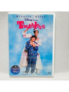 Disney Toothless DVD  1997 Film Kirstie Alley Family Comedy Movie OOP